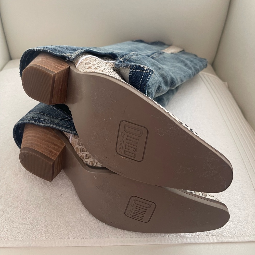 NEW DINGO WOMEN'S SHABBY LEATHER WESTERN BOOTS - Picture 7 of 11